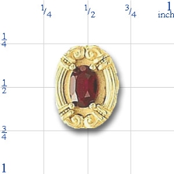 81031 Garnet Bracelet Slide 